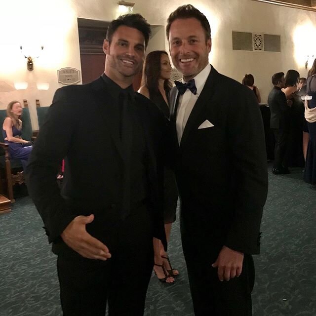 In the spirit of @thebachelorabctv finale week and #mancrushmonday thought I&rsquo;d throw it back to the time the #lovestud himself @chrisbharrison tried to recruit me for #BachelorNation at the @daytimeemmys 😉 Sadly I had to break his heart and te