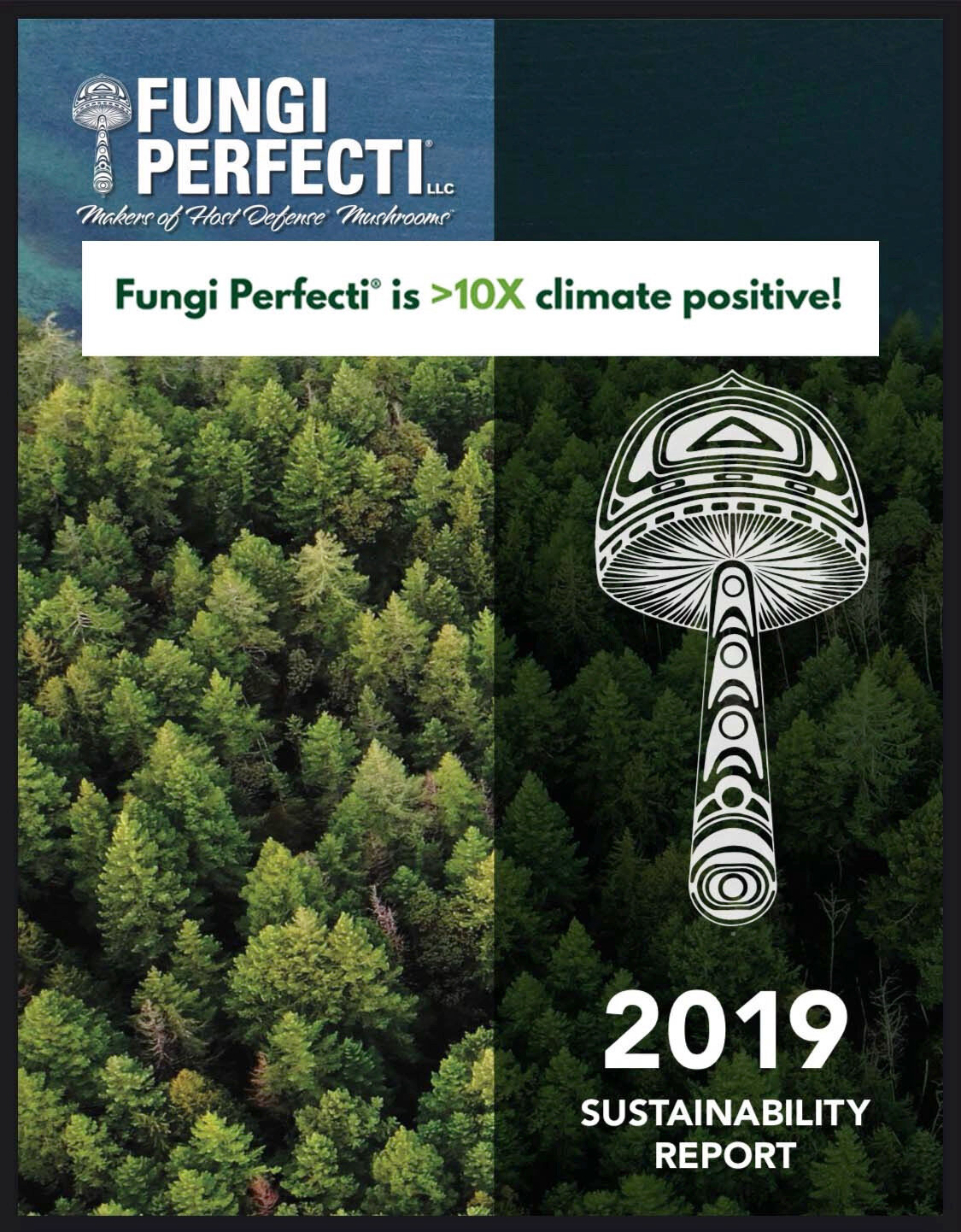 Fungi Perfecti is >10X climate positive!