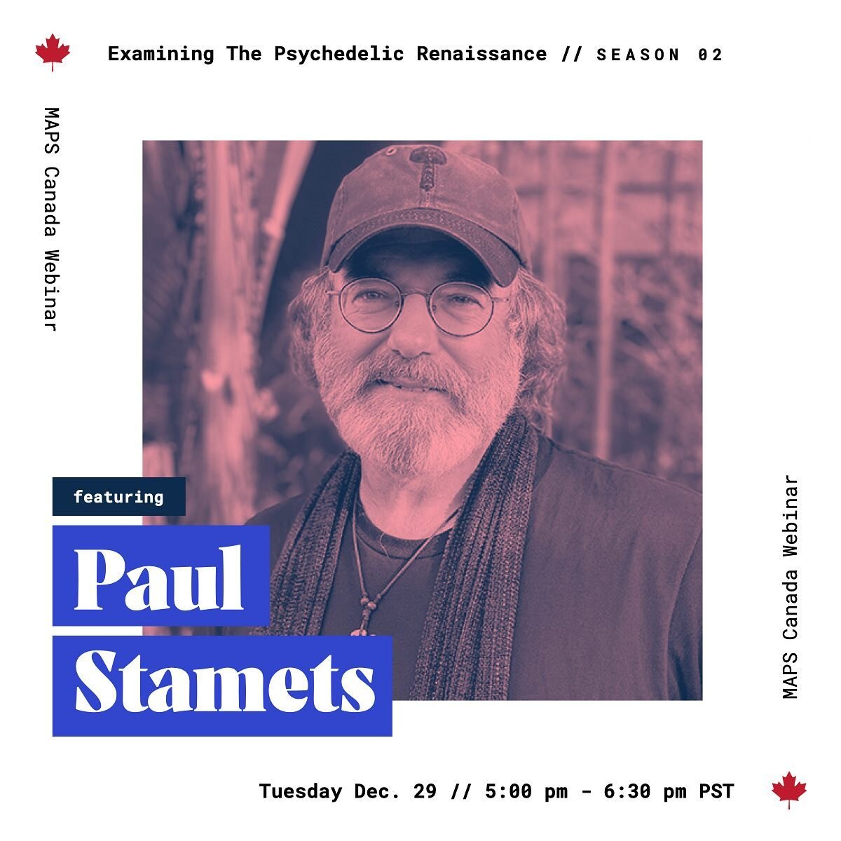 Today: Psilocybin Mushrooms vs. Psilocybin: The Dialectic Between Nature vs. Synthetic

I will be joining @mapscanada for an interview and public Q&amp;A session.

Please tune in and enjoy!

Today at 5pm PST Dec 29, 2020

Link on paulstamets.com/link