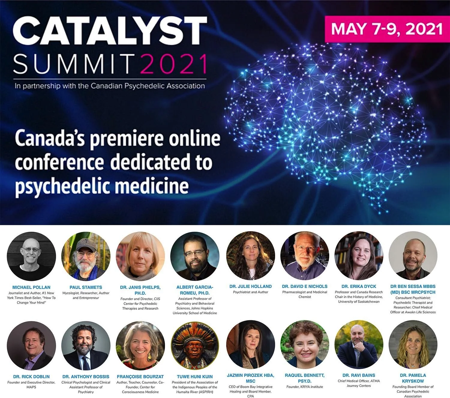 CATALYST Summit 2021: Psychedelic Medicine Global Conference