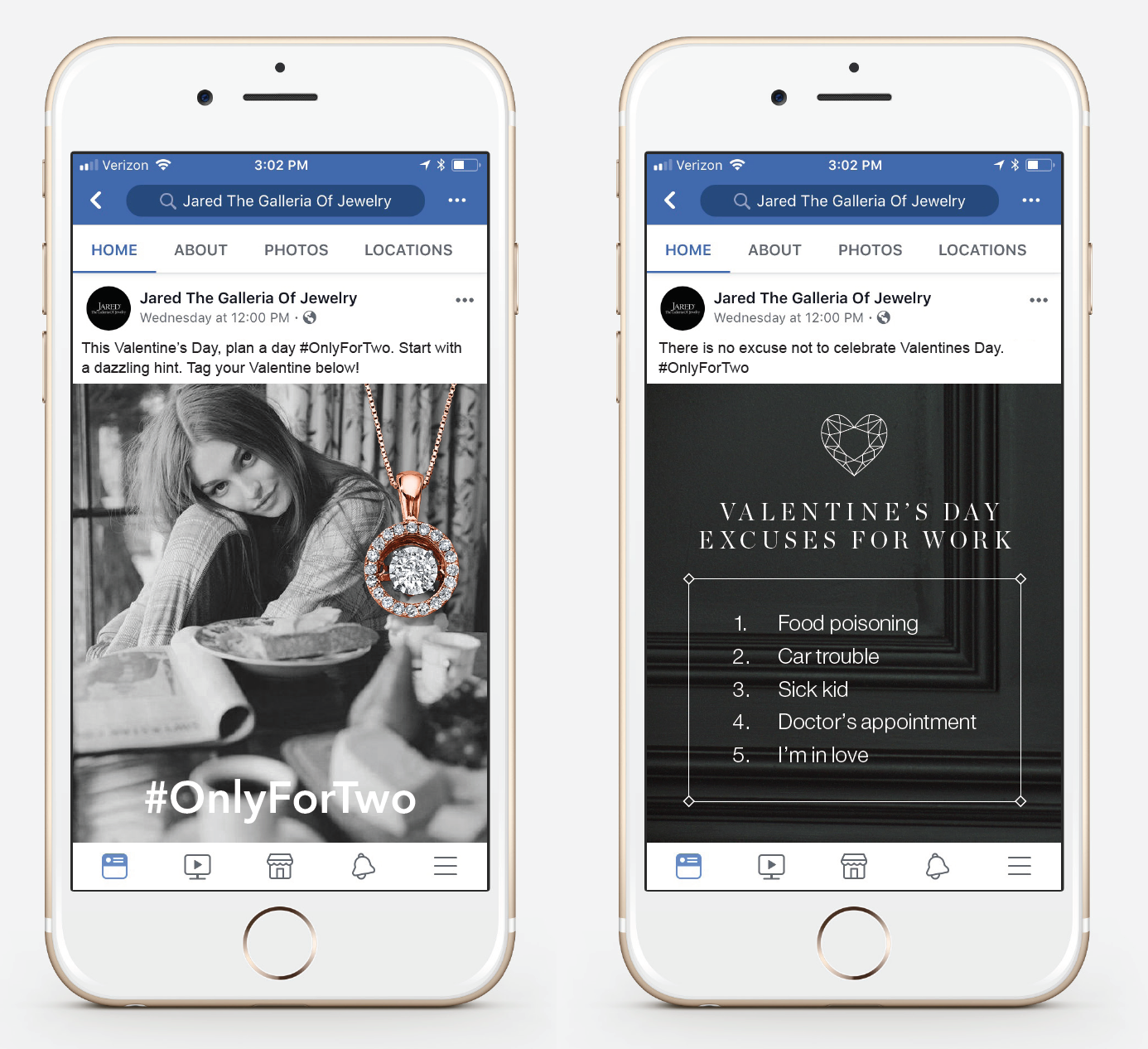 Jared Valentines Day FB campaign