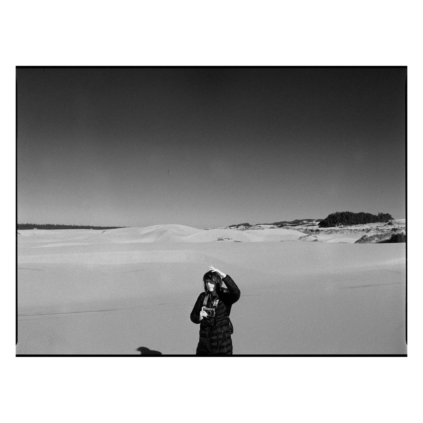 Another desert, another sea. 
.
#filmphotography #oregon #pentax645n #blackandwhitefilm #desert #pacificnorthwest #landscape #roadtrip #outdoors #darkroom #analogphotography