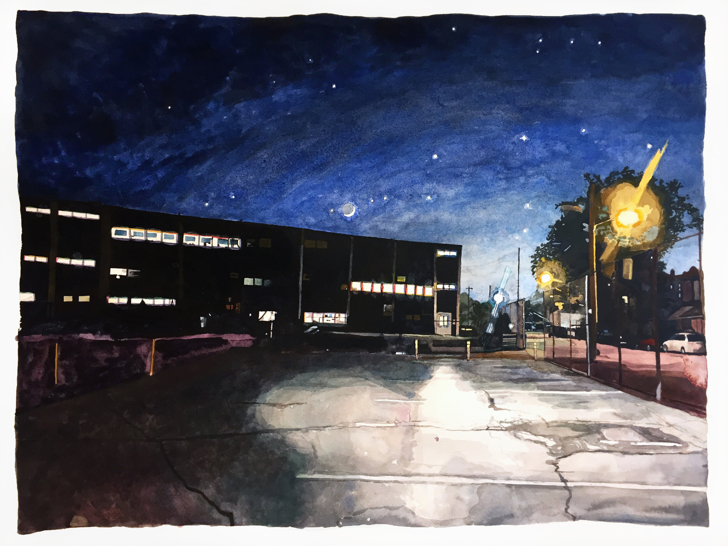 Starry Night, Leidy Ave.