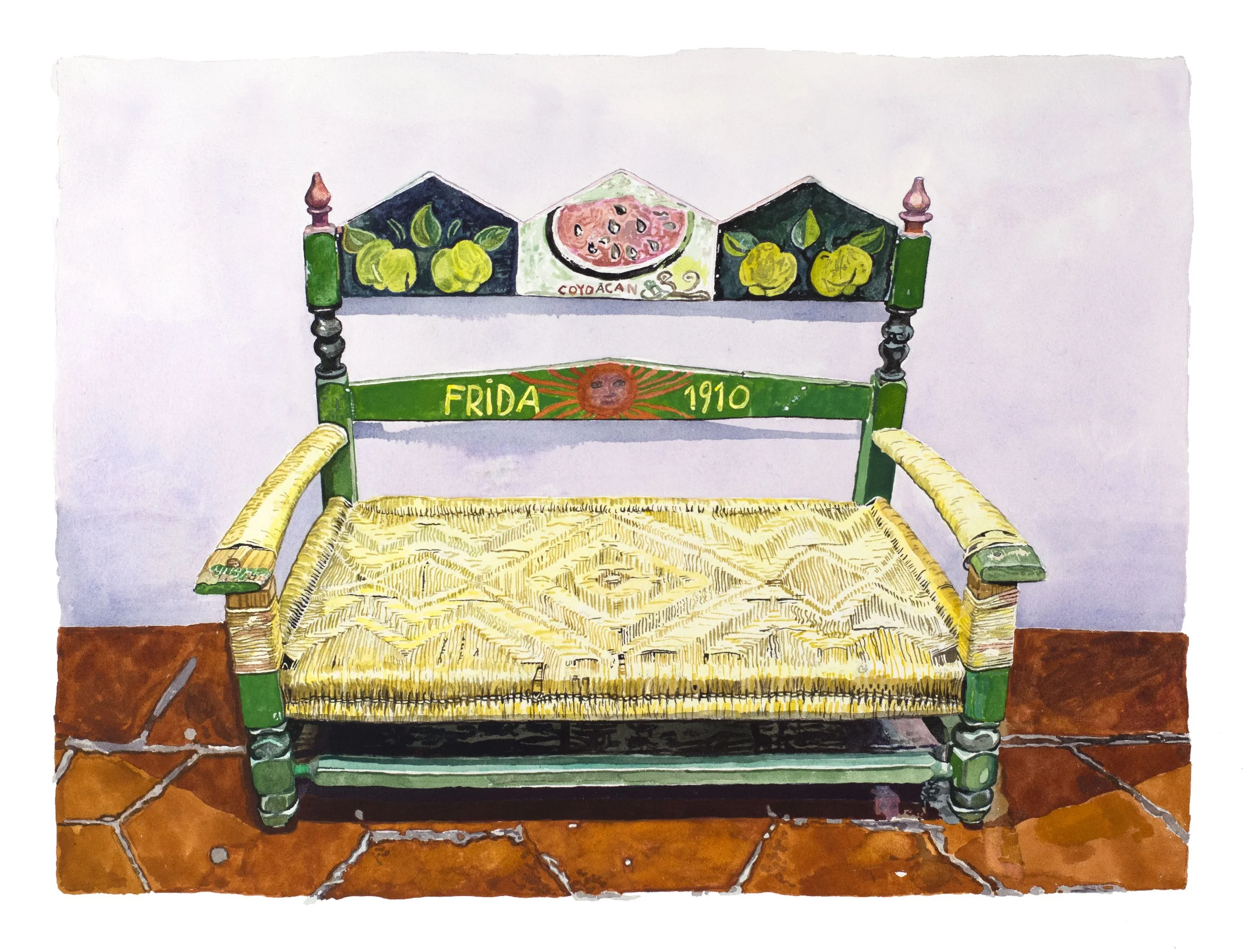 Frida’s Childhood Couch