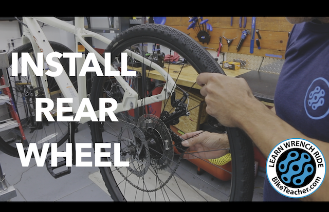 How to install a rear wheel (Copy)