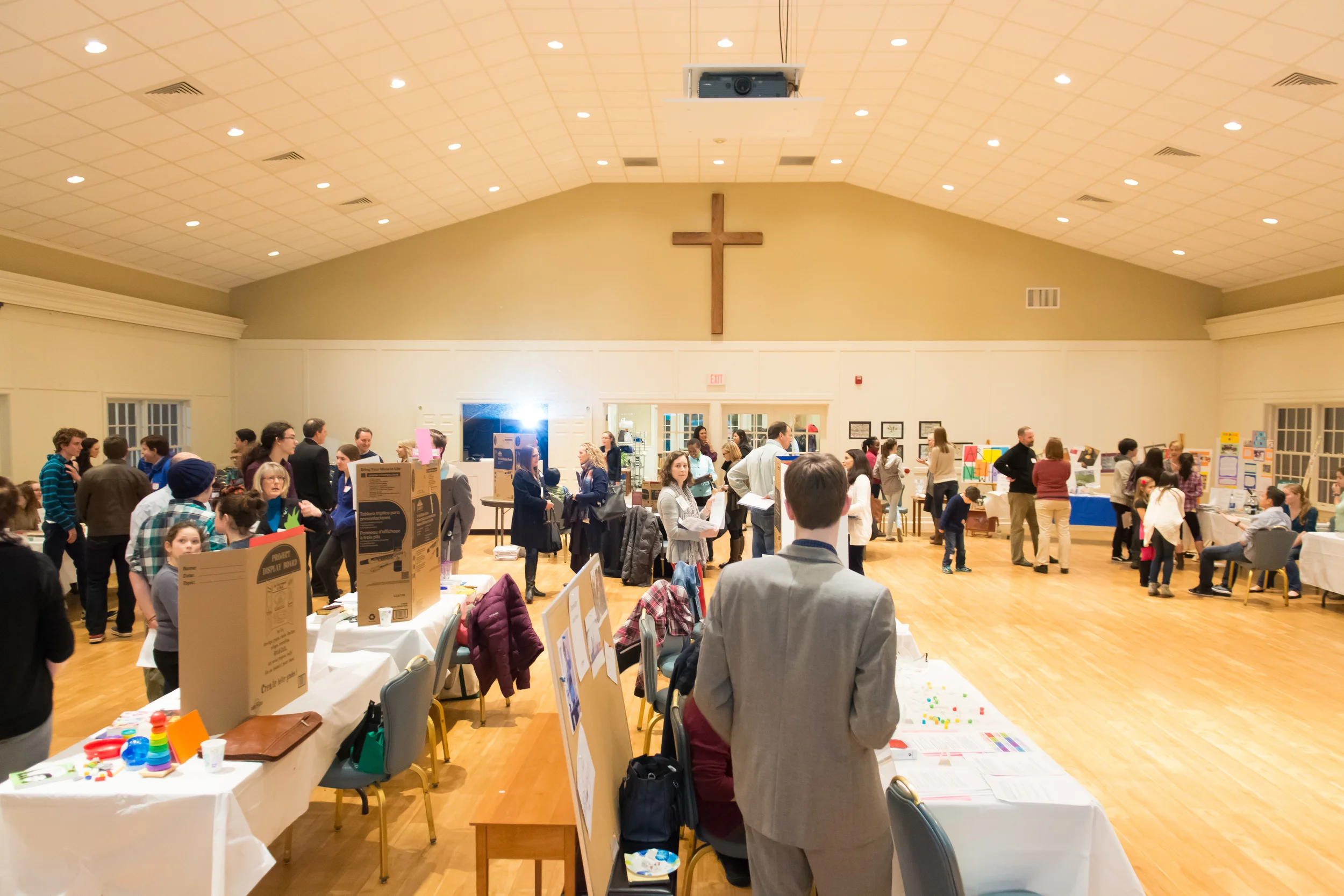 The Main Hall during the open house.