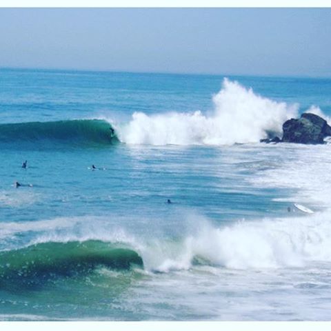 One of my favorite photos of all time. My brother @josh_guys on the best wave I've ever seen out there and I'm in the next best place with my arm in the air. #gobro #goodtimes
