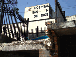 San Juan de Dios hospital in 2011. Bogota, Colombia.