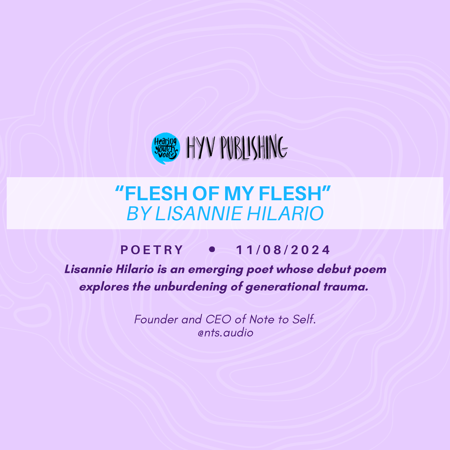 "Flesh of my Flesh" by Lisannie Hilario