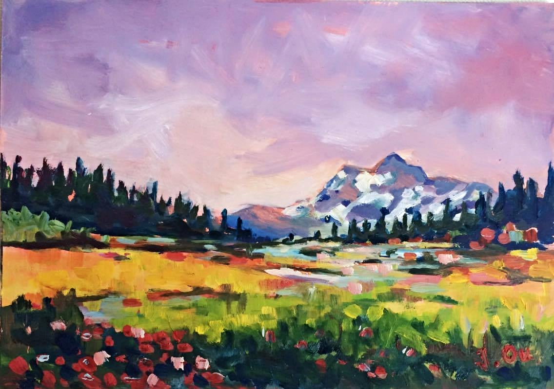 Heather Meadows, 5x7.
