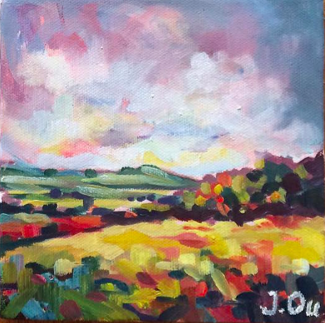 Golden Hills, 6x6.