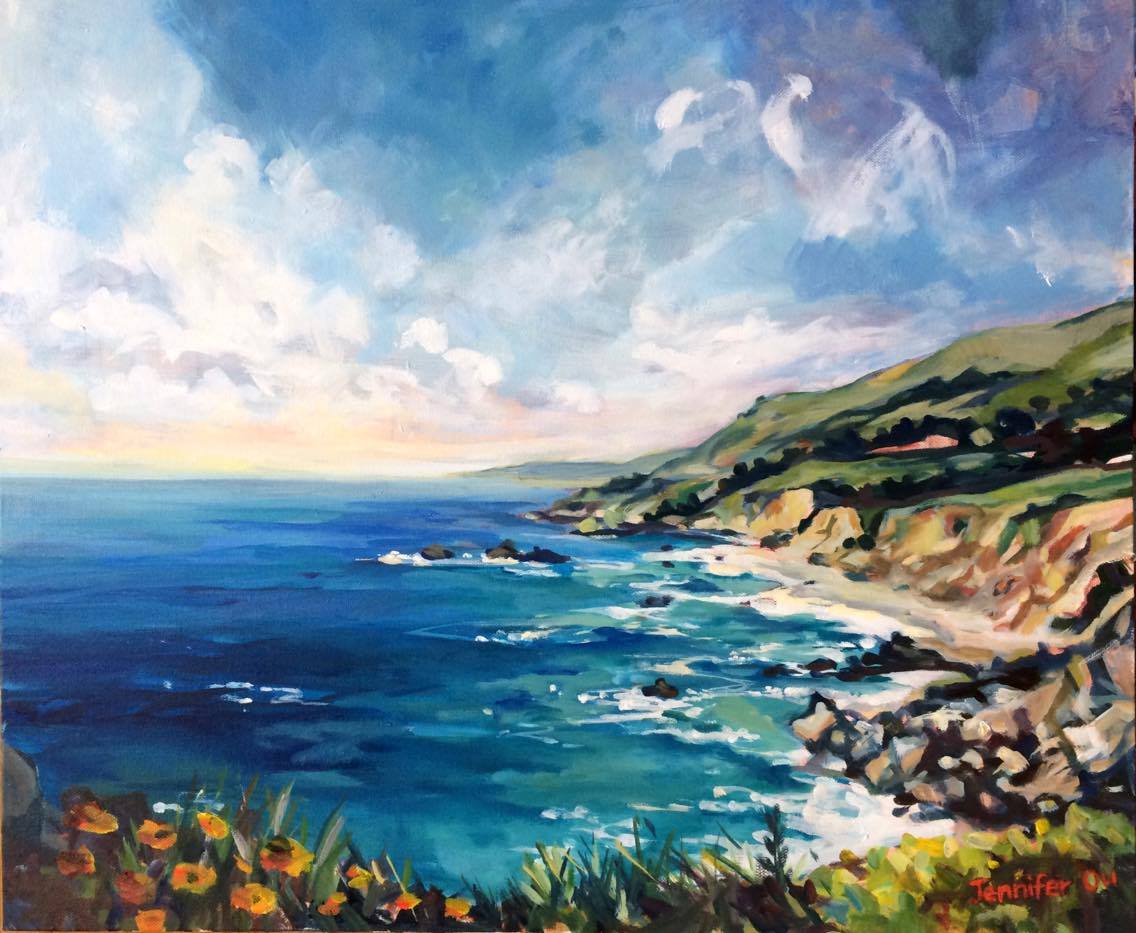 Big Sur, California 20x24", oil on canvas - SOLD