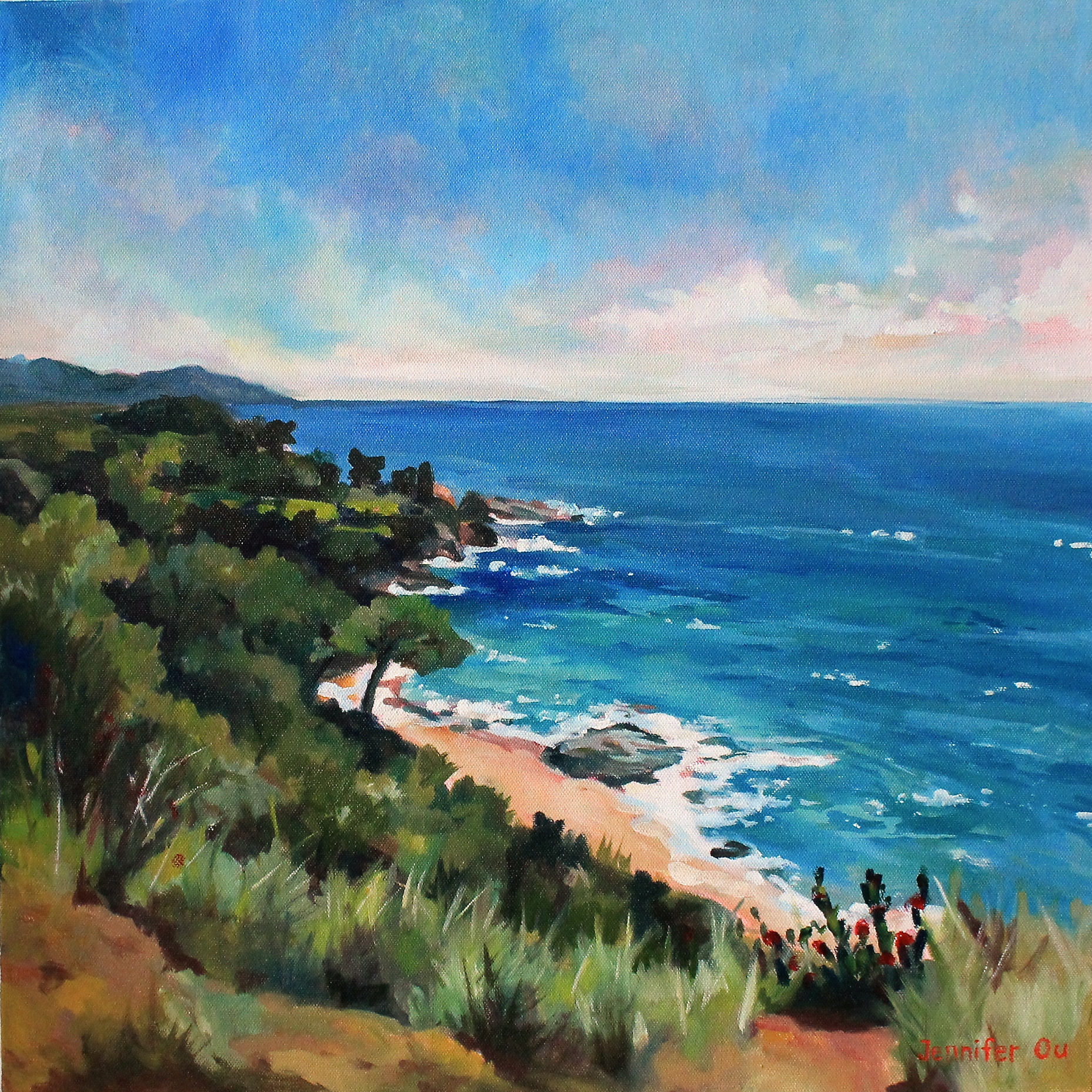 Morning Light 20x20", oil on canvas. Available