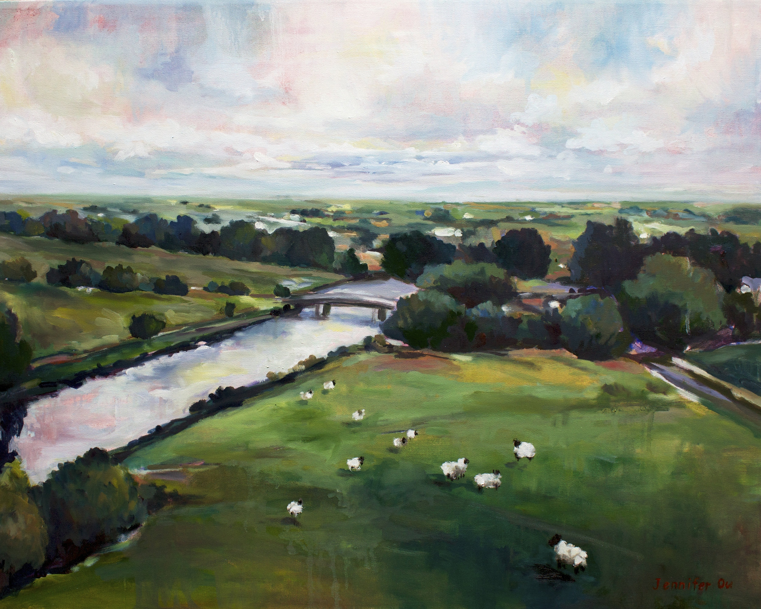 Toward the Light 24x36", oil on canvas. NFS.