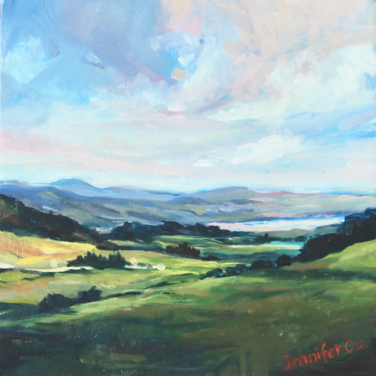New Mercies, no. 1 10x10, oil on canvas. Sold.