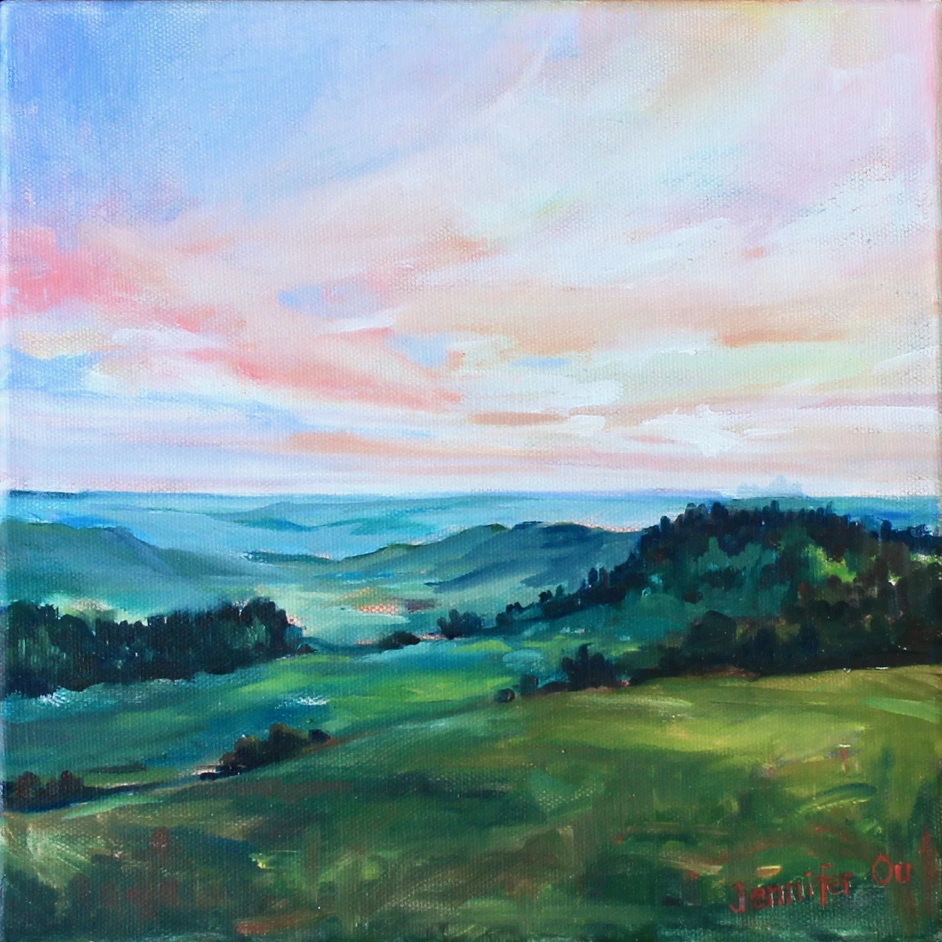 New Mercies, no 2 10x10, oil on canvas. Available
