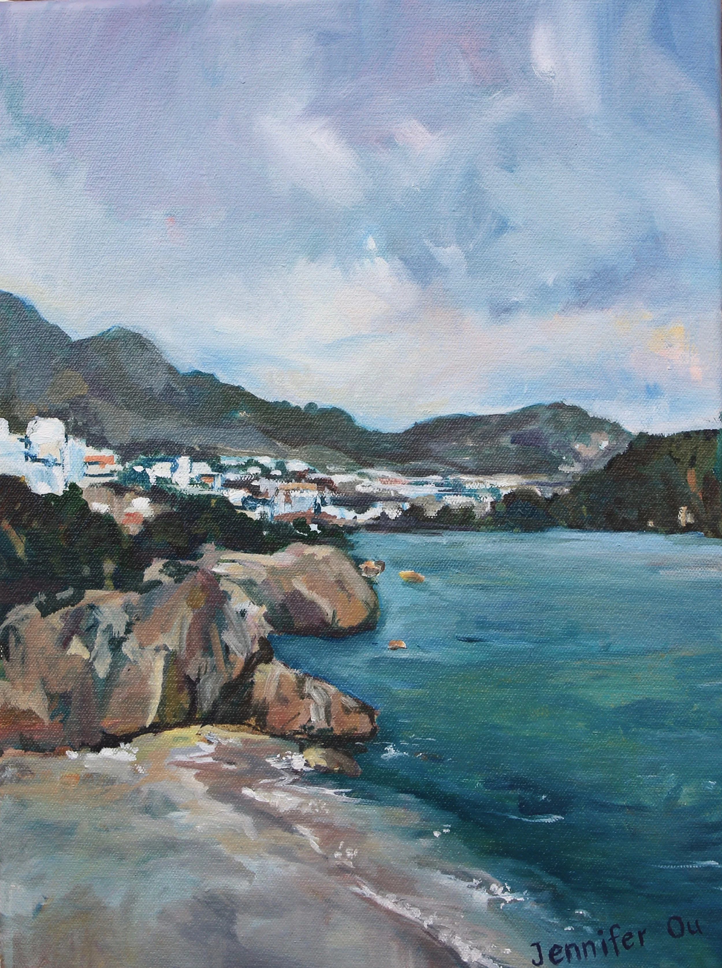 When in Málaga 12x16, oil on canvas. Sold