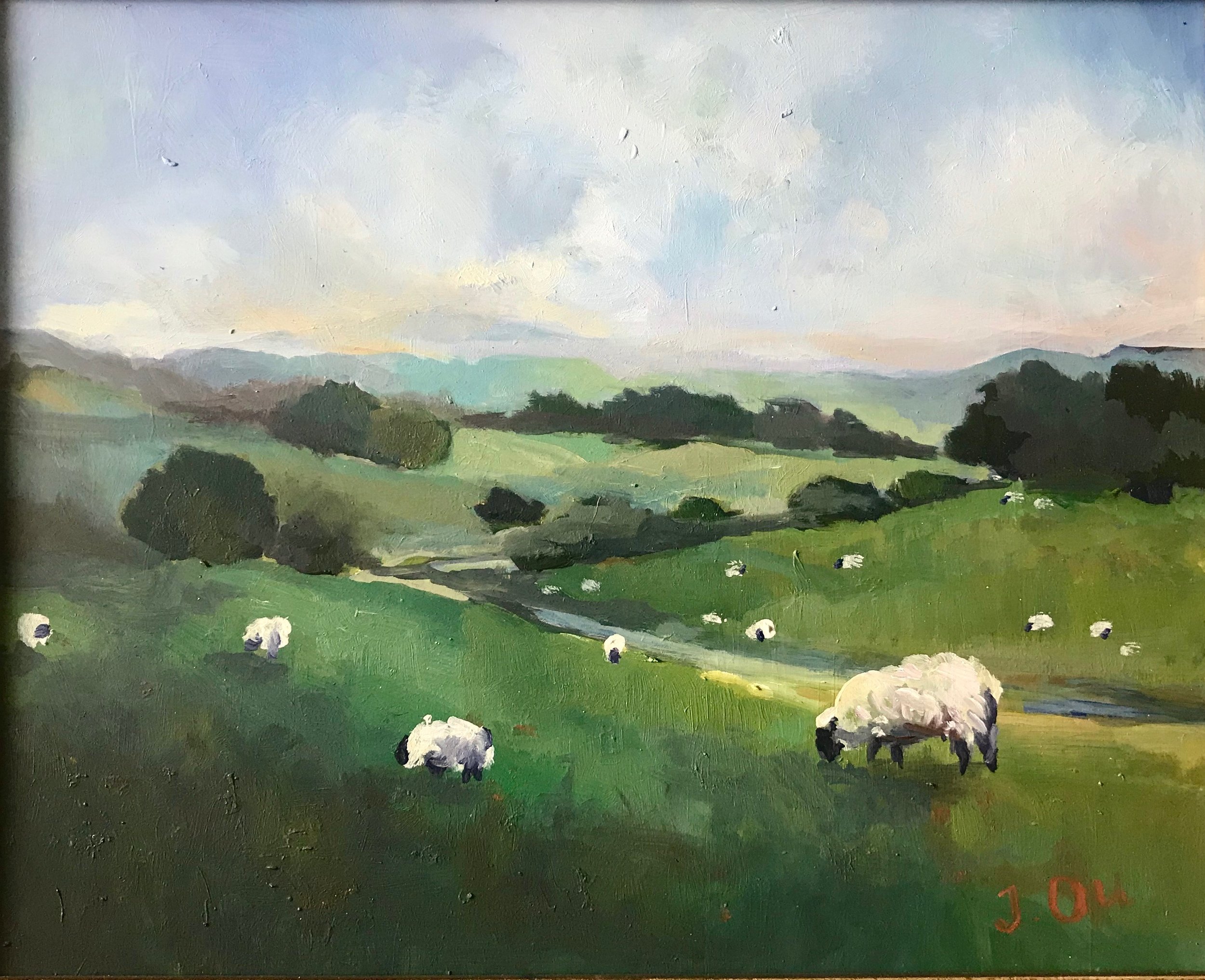 In the Eventide 8x10, oil on panel
