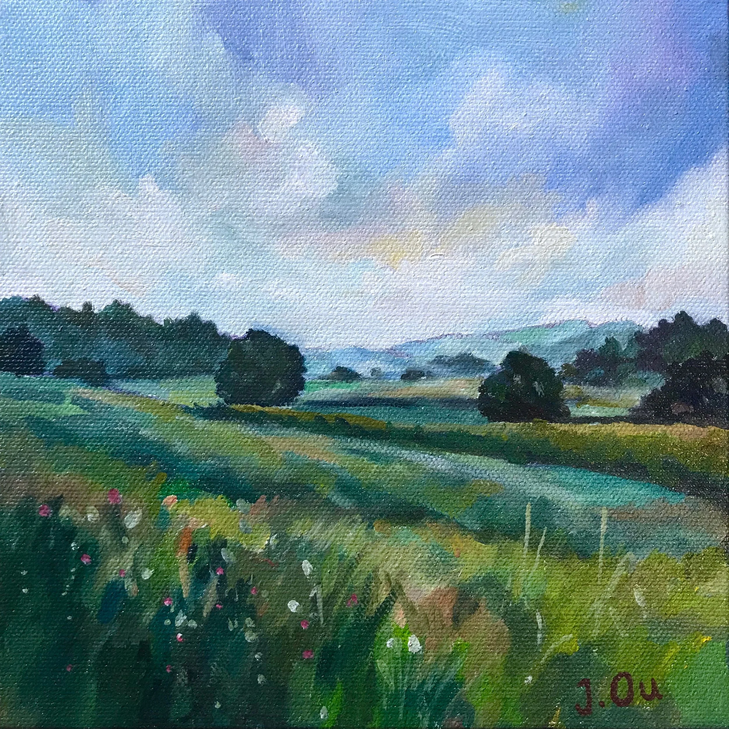 Summer Magic. 8x8, oil on canvas.