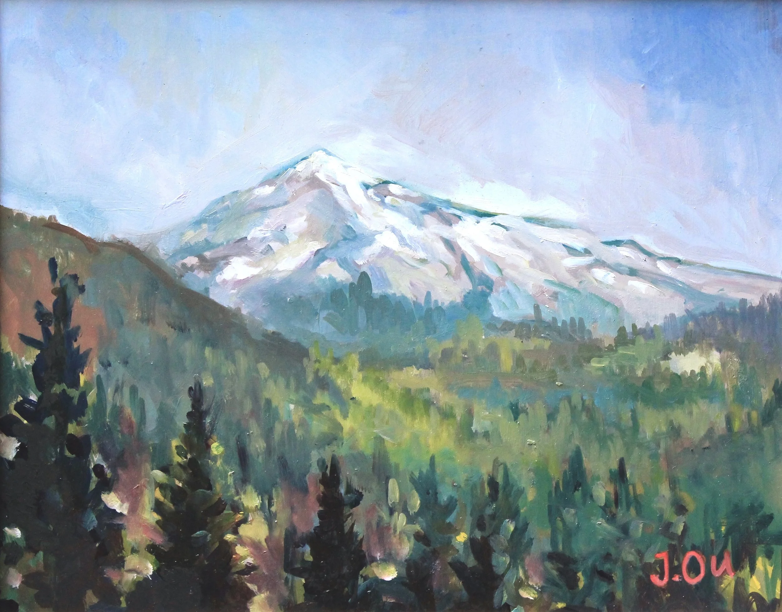 Mt. Hood (No.2) 8x10, oil on panel. Sold.