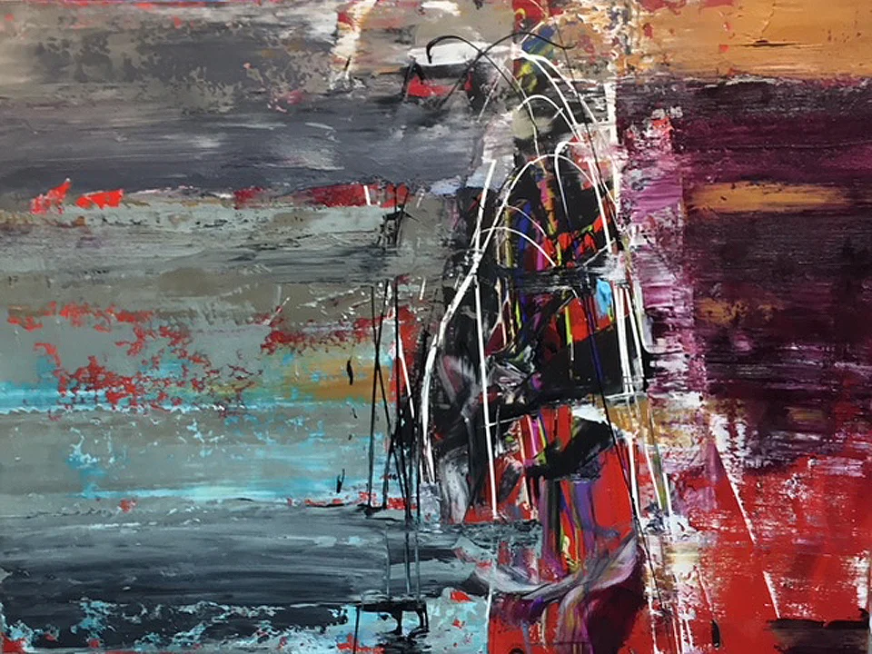 "Purple Heart II " (Sold)