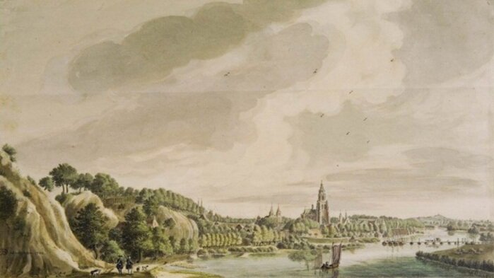  Het museum ligt op een volstrekt unieke plaats in Nederland, op de grens van drie belangrijke, complementaire landschappen: de Veluwe (hoog) de Betuwe (laag) en de stad Arnhem met de Rijn die traag door oneindig laagland stroomt. 