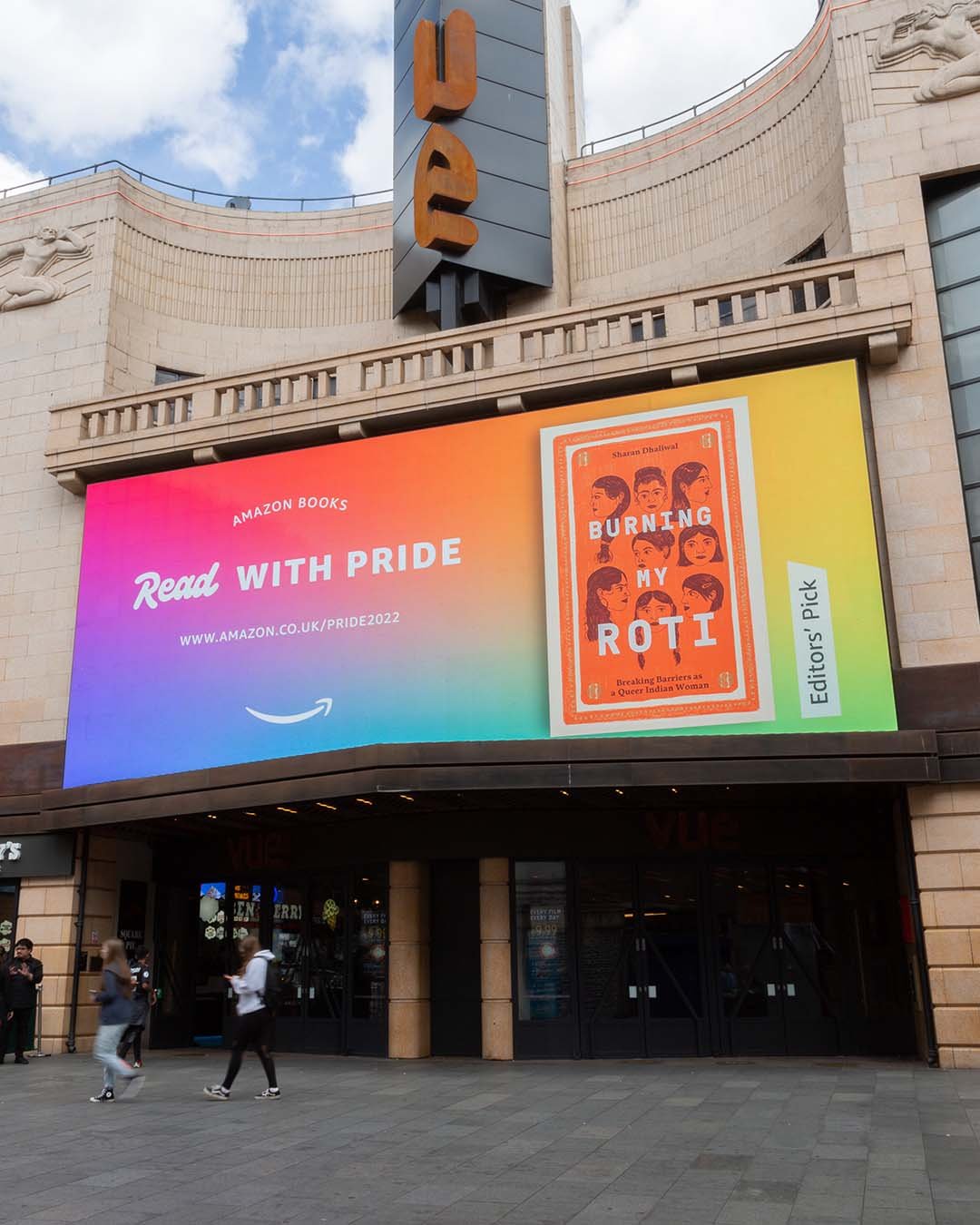 Amazon Pride billboard 2022