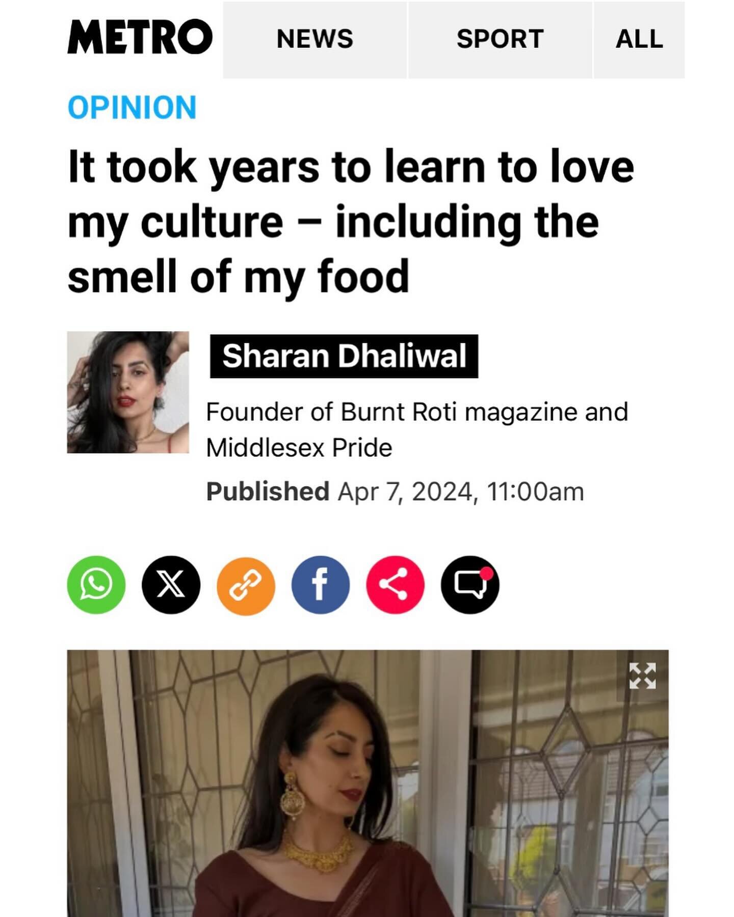 unlearning shame has been a long process, but my love for food was a big one. 
and it was really hard&hellip;cos Indian food is everywhere! it felt a bit like British ppl accepted it before i did, bc they accepted the taste of it before they accepted