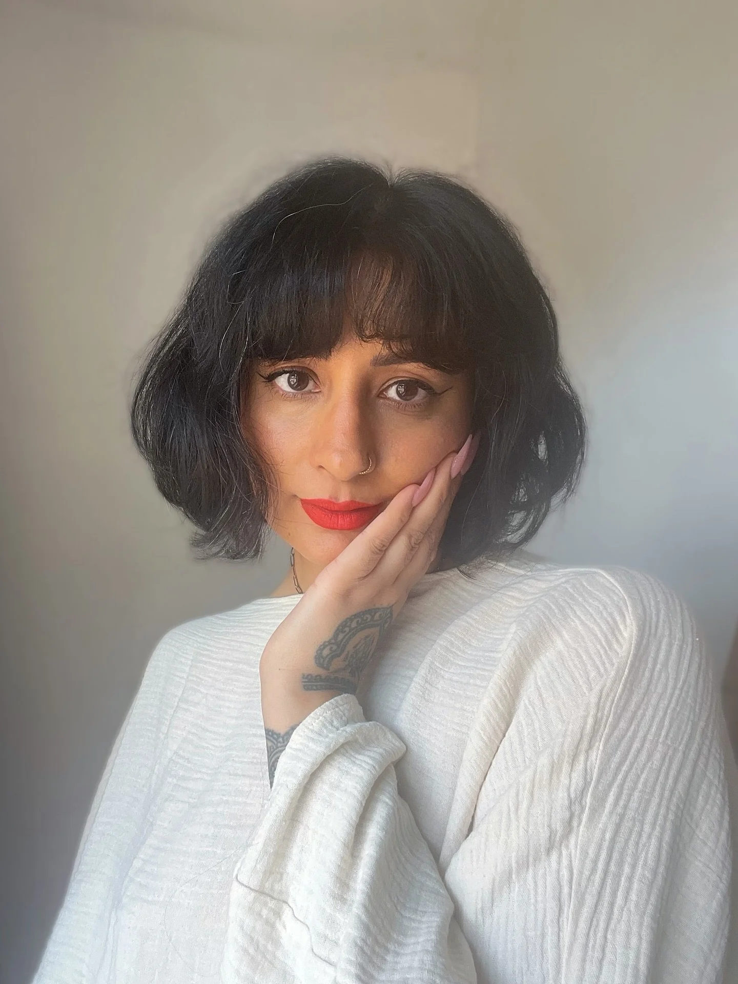 I donated some hair ✂️ &amp; finally became Am&eacute;lie 🥄

Shout out to @yuzuhairandbeauty for making me feel pretty ❤️