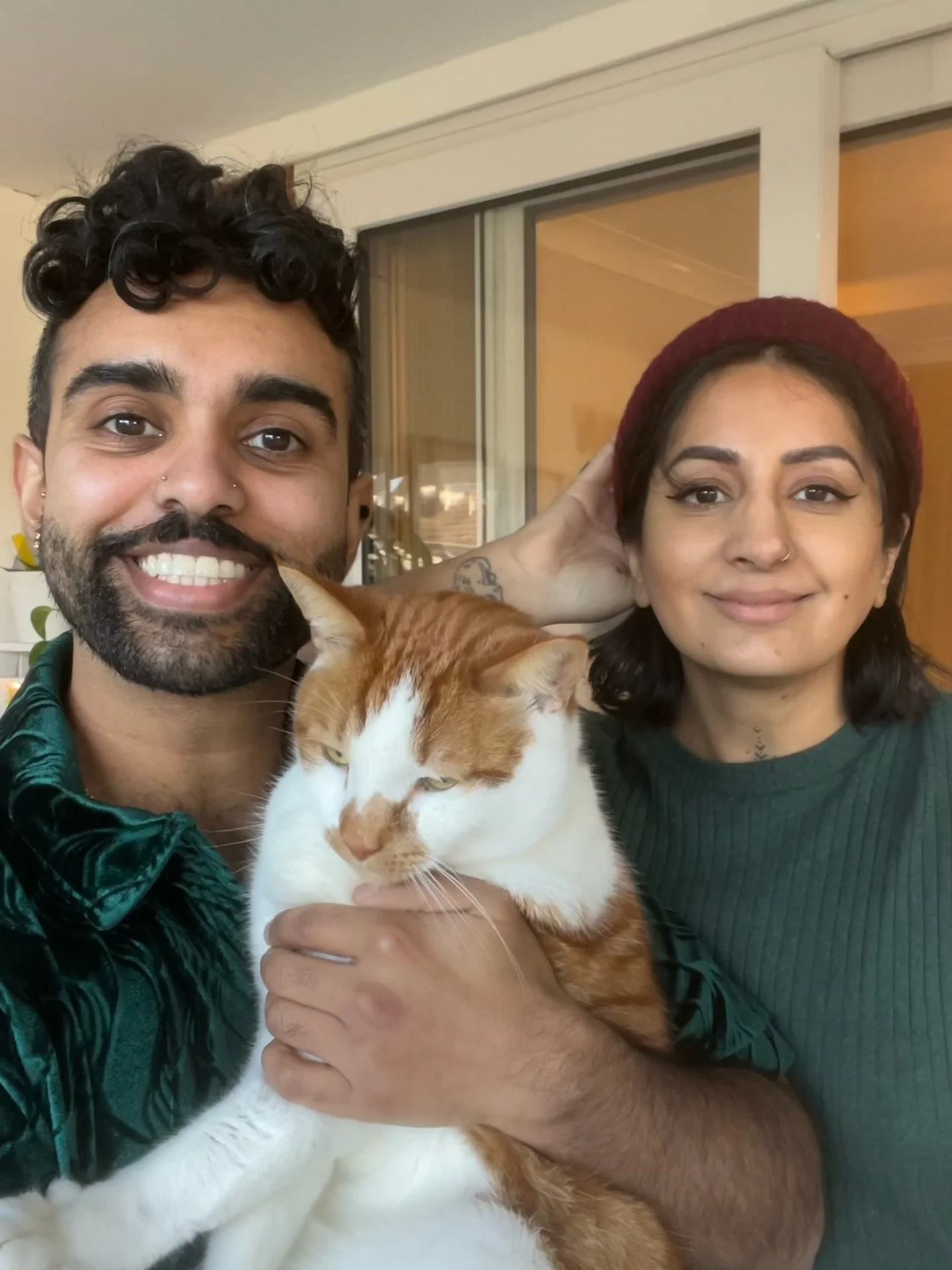 Happy Holidays from your fave queer brown power throuple🎄❤️

This year has been full of friendships, community and laughter. I found a family that I really love and I make sure they are the biggest part of my life. Centring this queer and brown fami