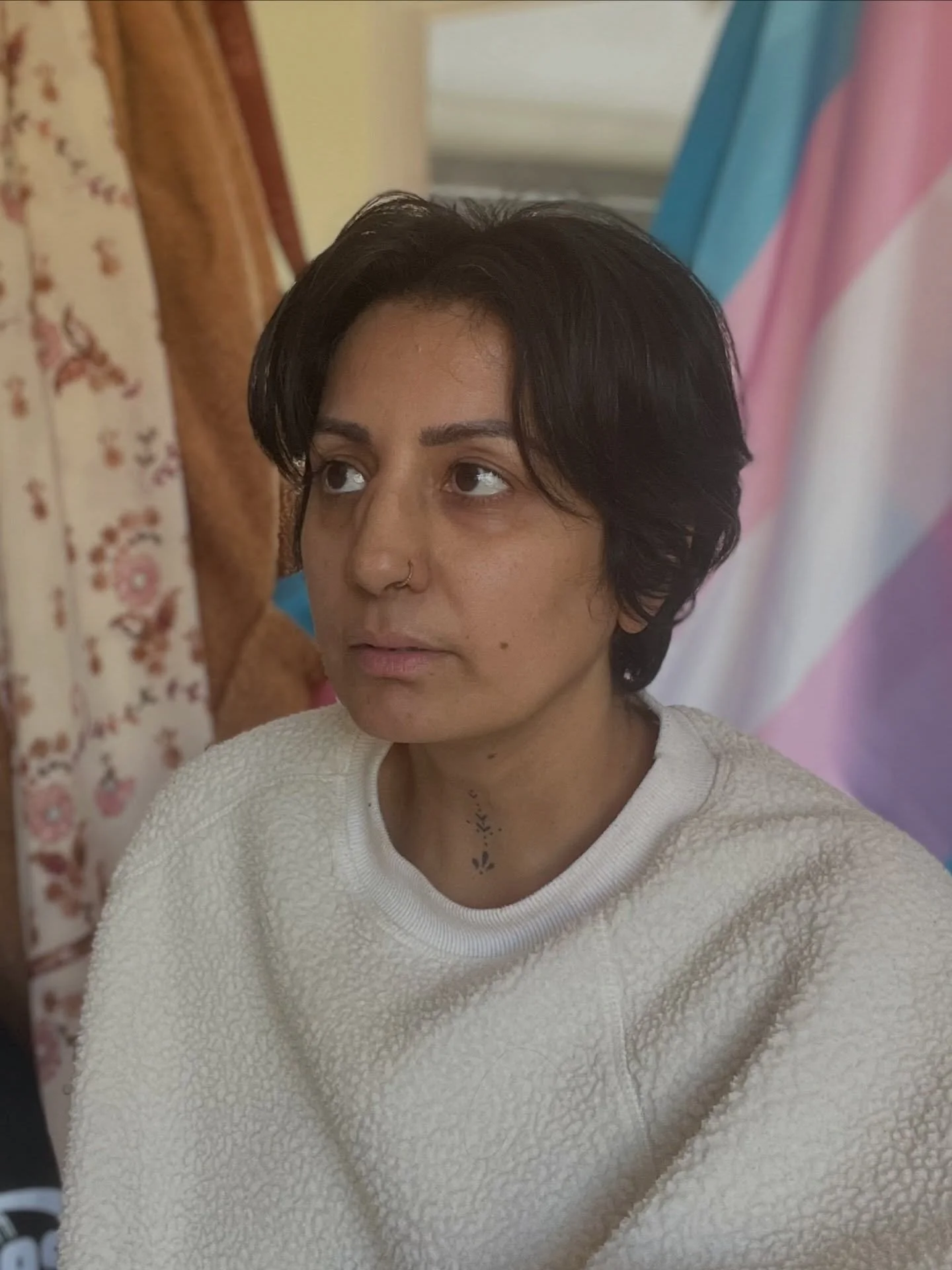 I wanted to share these photos of my face. My ageing, beautiful face - now I&rsquo;m wearing less make up these days. I&rsquo;m more comfortable leaving the house with nothing on my face. Sometimes I don&rsquo;t bother shaving my chin, moustache or n