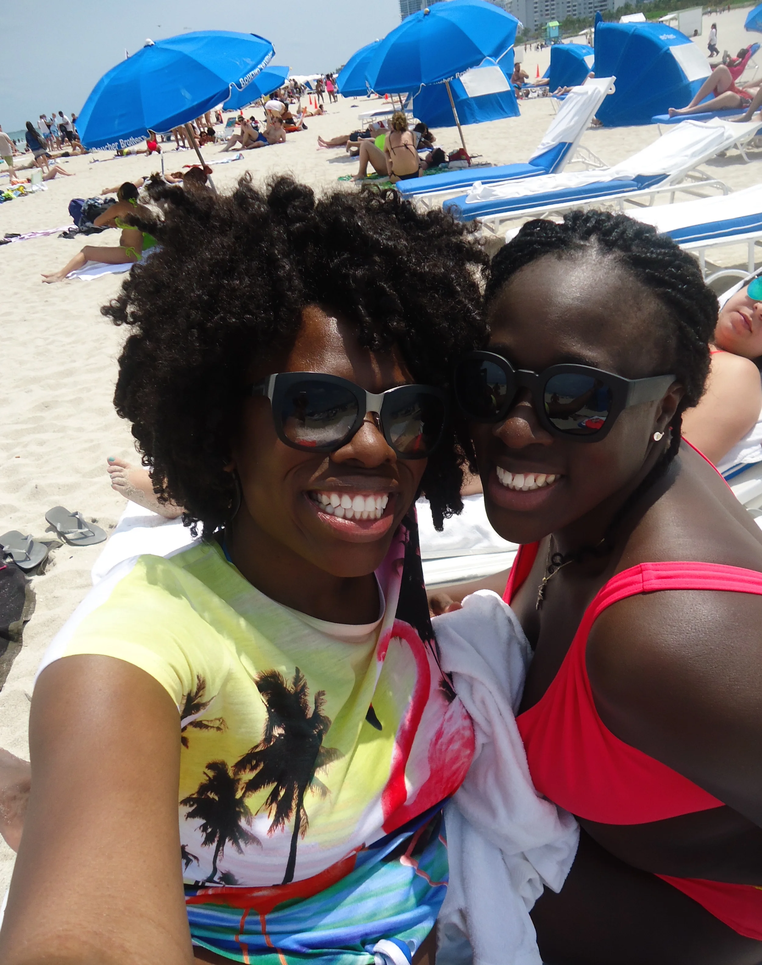 My twin sister and I. 