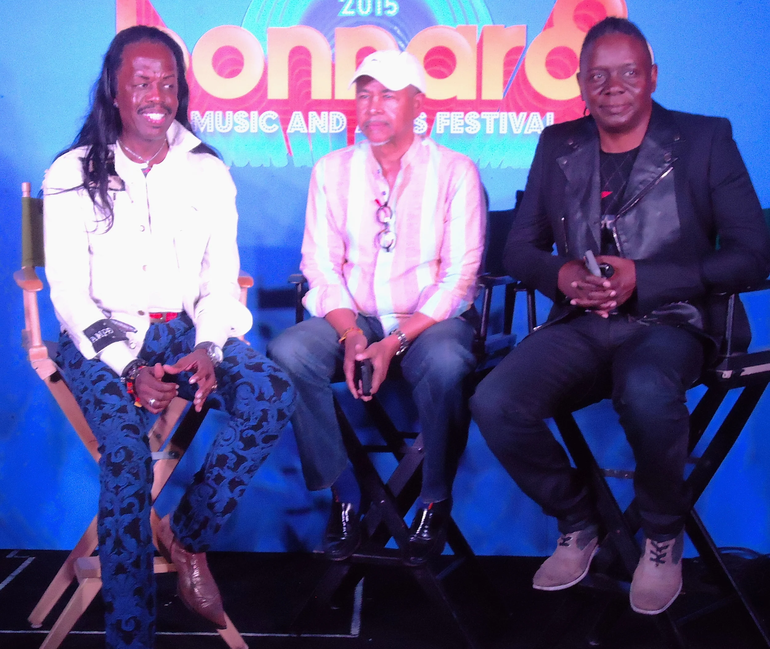  Verdine White, Ralph Johnson, Philip Bailey of Earth Wind and Fire 