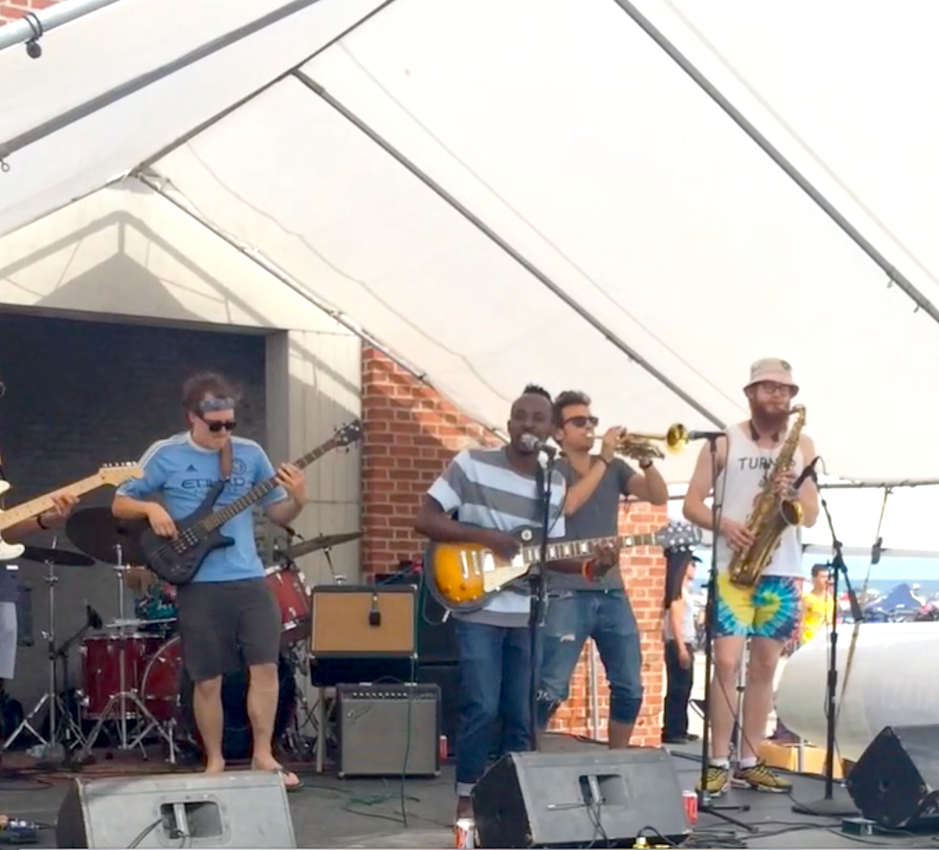 This band got everyone up and dancing!