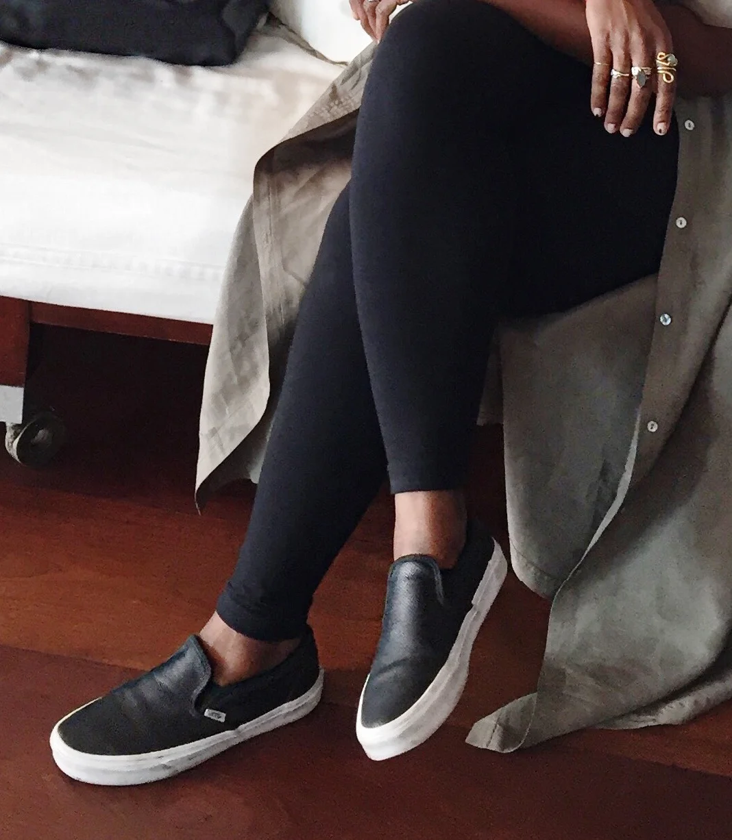  VANS PERF LEATHER SLIP-ON 