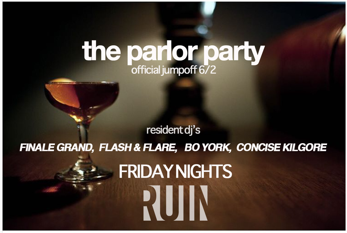 Finale Grand , Flash & Flare, Concise Kilgore & Bo York Rotate DJing at The Ruin Sugarhouse