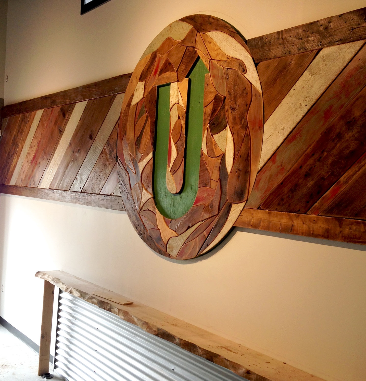 Upstreet Craft Brewing Feature Wall