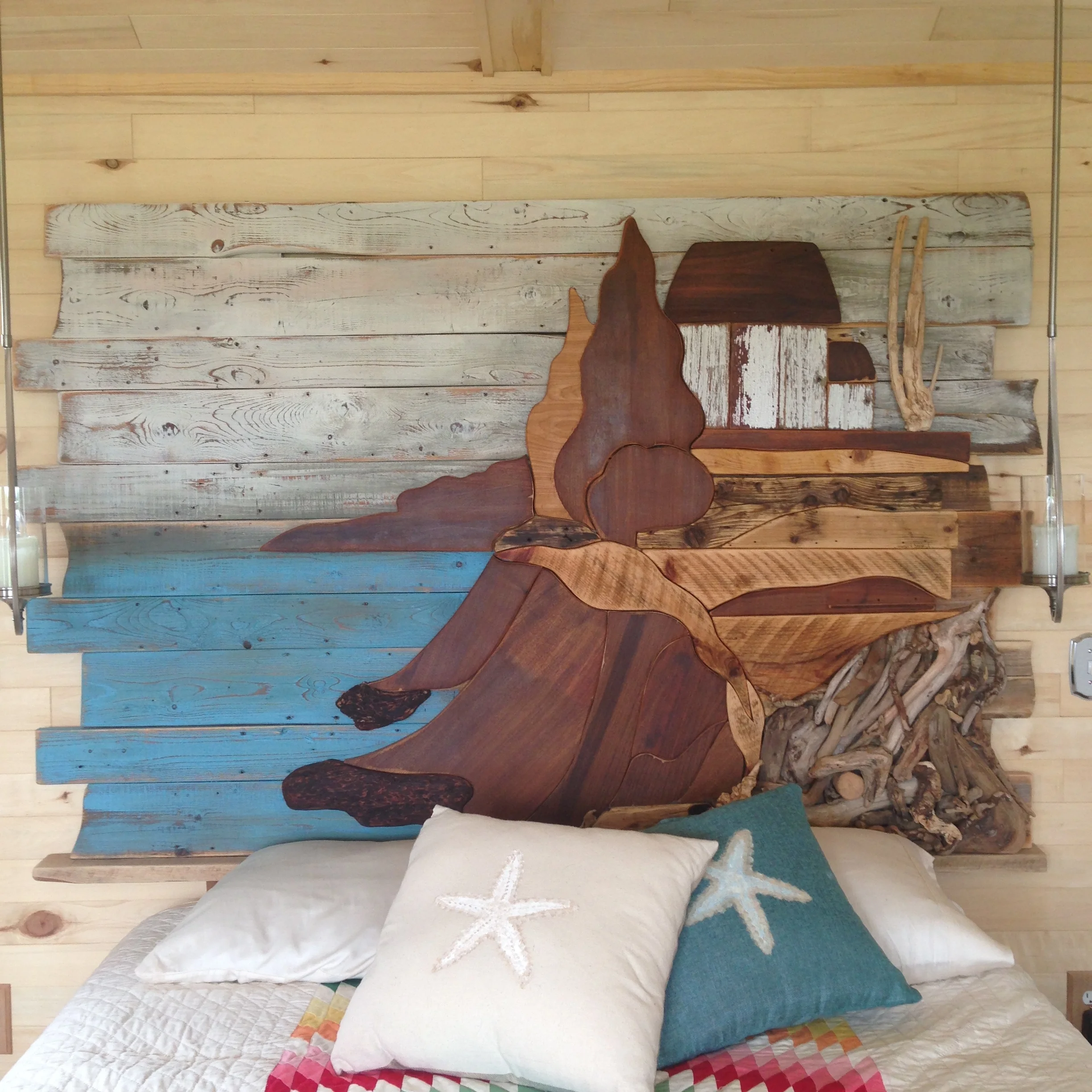 Watercolour Headboard