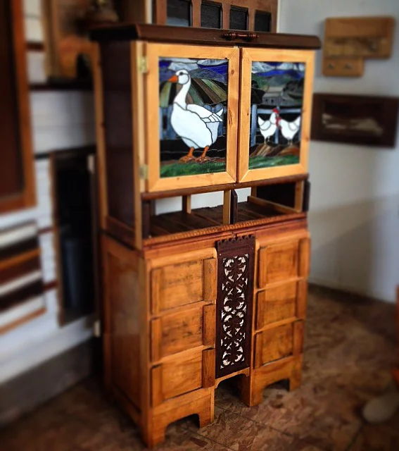 Custom Knitting Cabinet