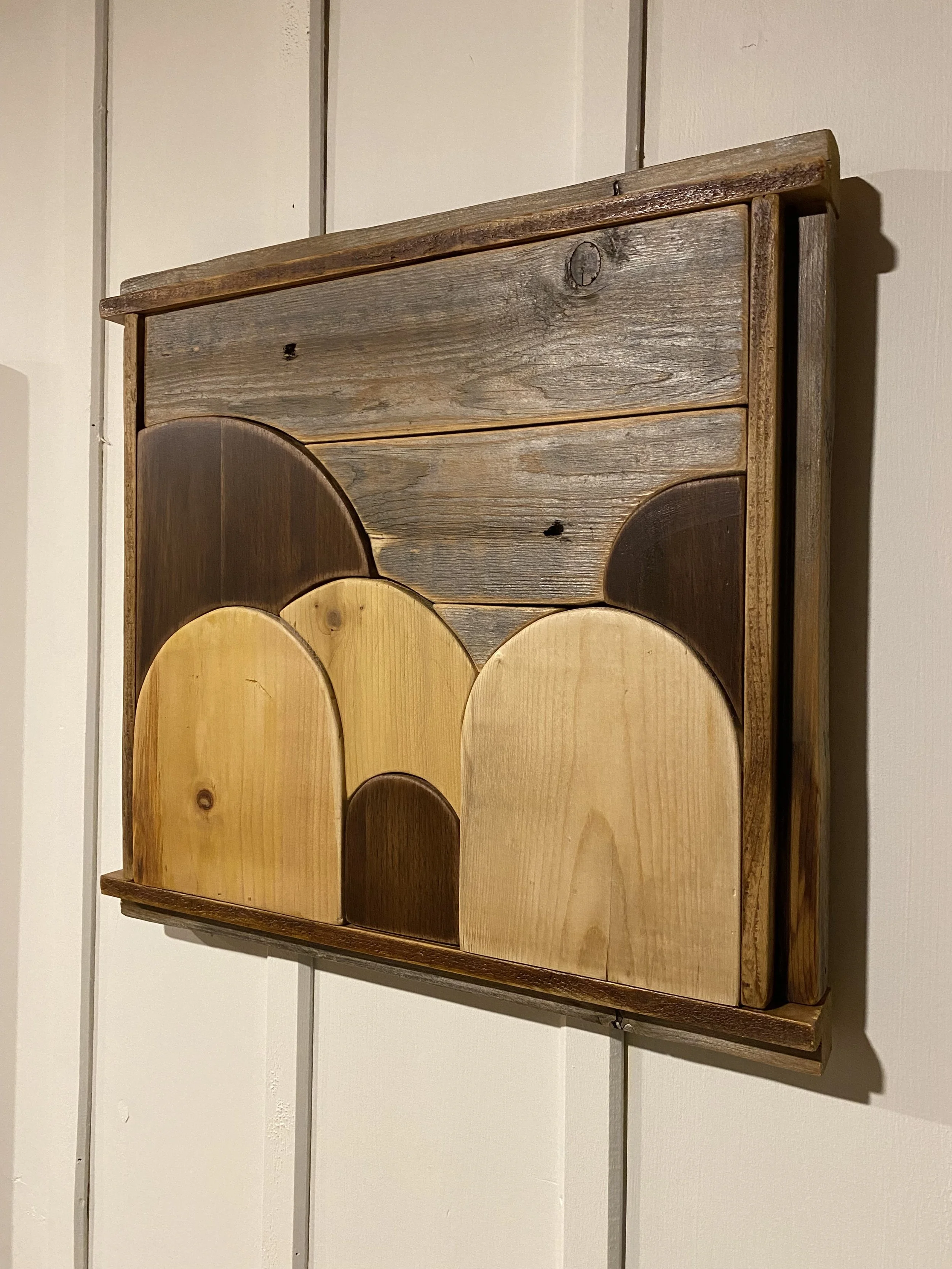 fourth ring custom reclaimed wood artwork