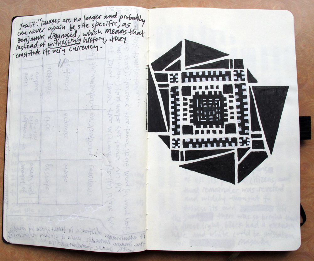  A Lightbox Depicts A (study for a sound sculpture)