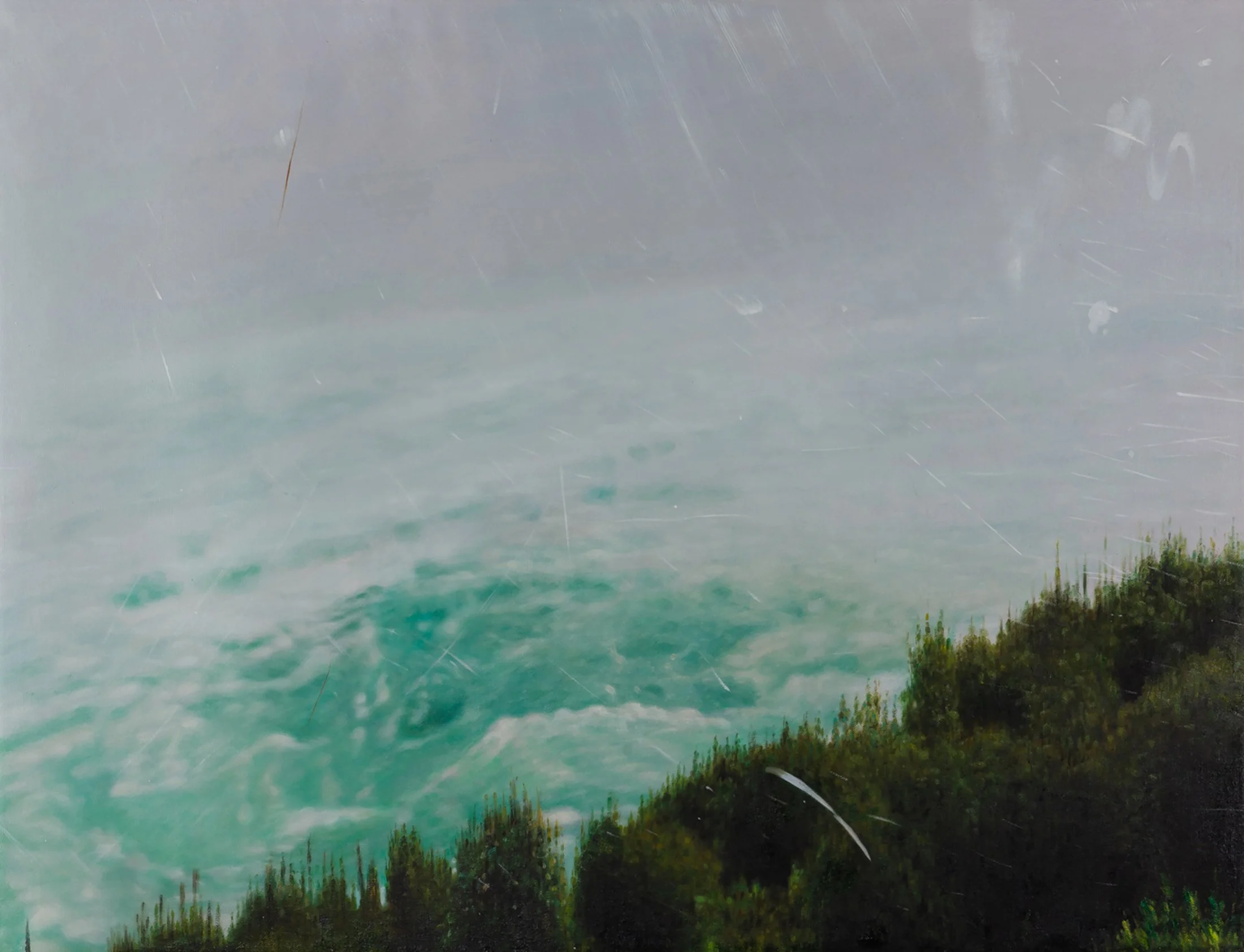   Niagara Falls  (2020), oil on canvas, 75 x 100 cm 