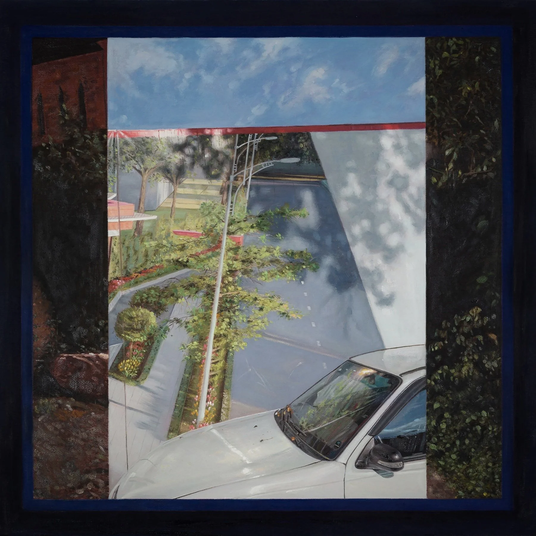   Tashkent  (2020), oil on canvas, 51 x 51 cm 