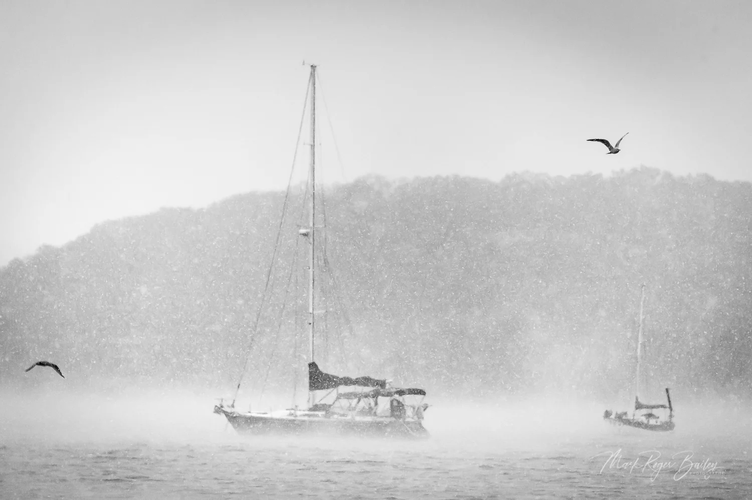 Early Snow at Essex Mooring