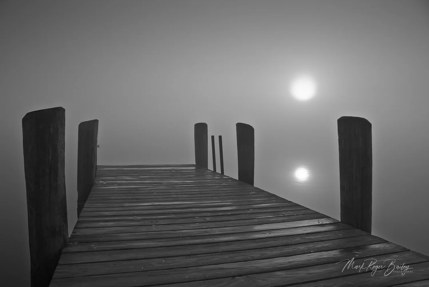 Essex Dock Sunrise in Fog