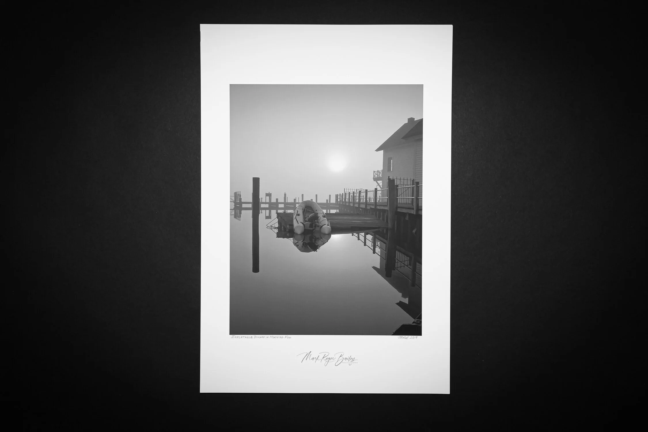 Inflatable Dinghy in Morning Fog  10x13.jpg