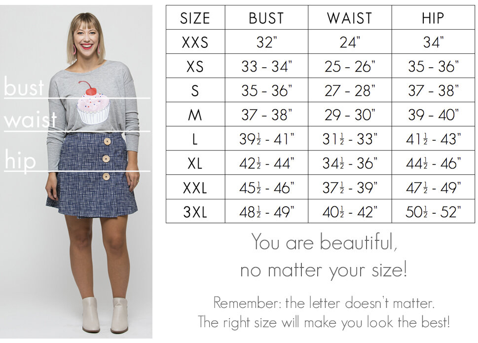 Size Chart — Mallory