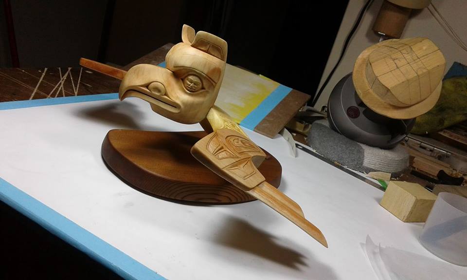 Eagle's Flight of Yellow Cedar, Red Cedar and Alderby Haida & Nisga'a Artist: Steve L. Hansen
