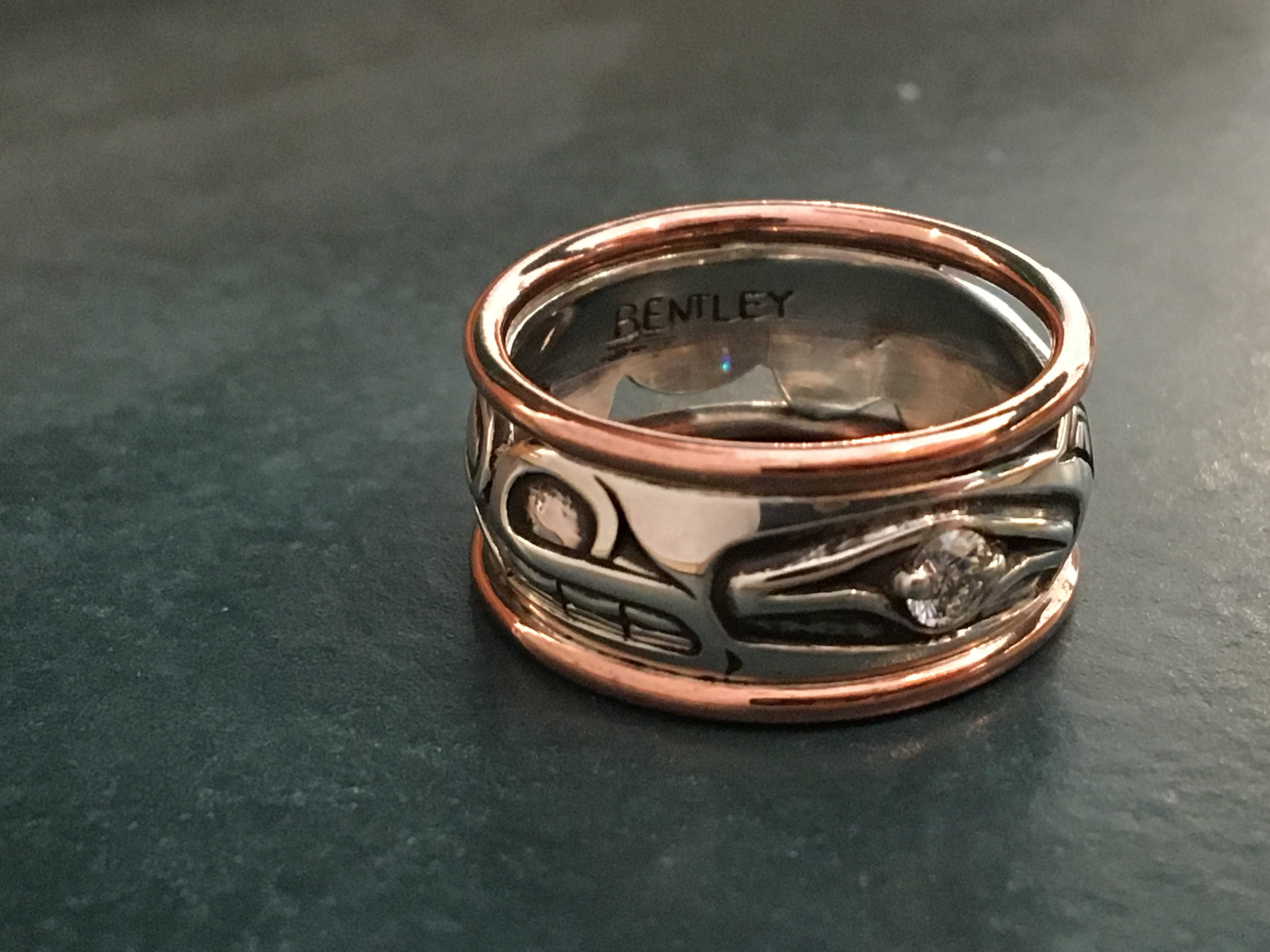 Norman Bentley Diamond Wedding Band 