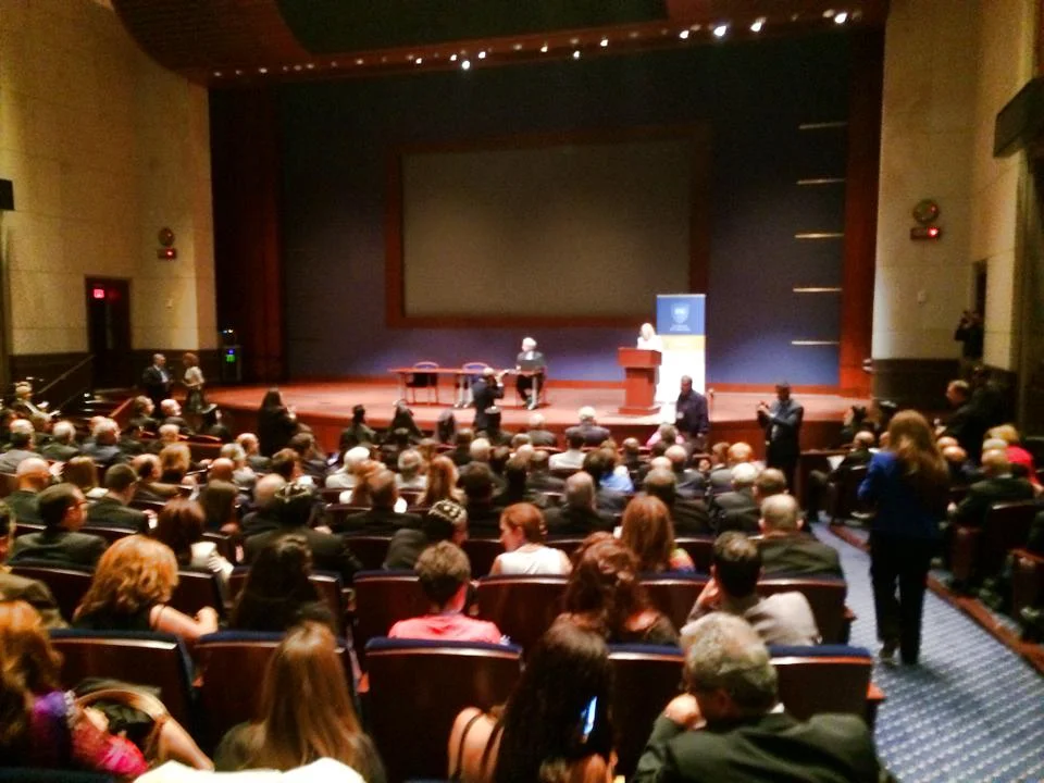 Kristina addresses the IDC Summit 2014, an unprecedented gathering of international leaders (including bishops and patriarchs from disparate churches) to explore action on Middle Eastern religious freedom.